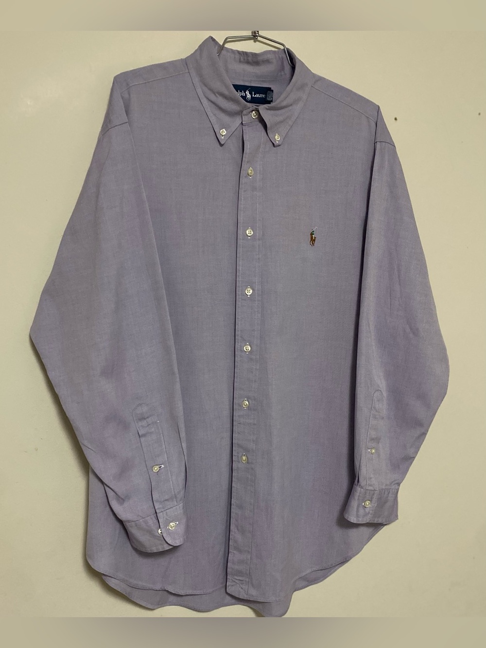 Polo by Ralph Lauren Men's Lavender Button-Down Oxford Shirt